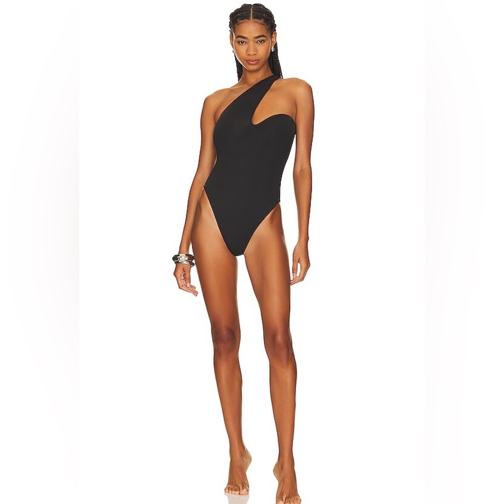 Yevrah Antibes One Shoulder One Piece Swimsuit
